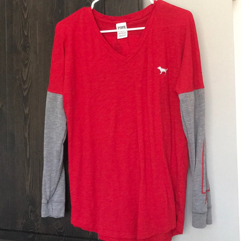 PINK Ohio State long sleeve